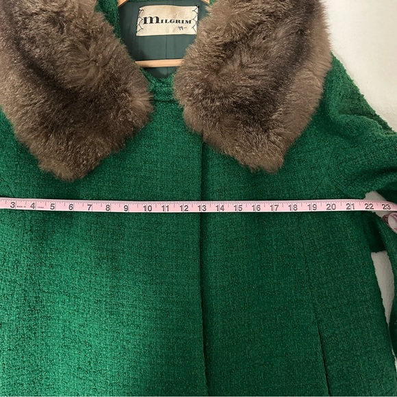 Vintage Milgrim Coat with Fur Collar/Trim for Women-Gorgeous! - Picture 12 of 13
